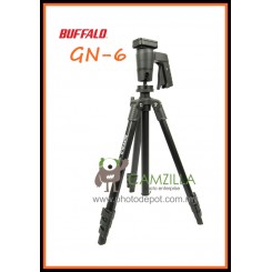 Buffalo GN-6 Travel Pro Tripod Photo Video Movie Kit - Black 